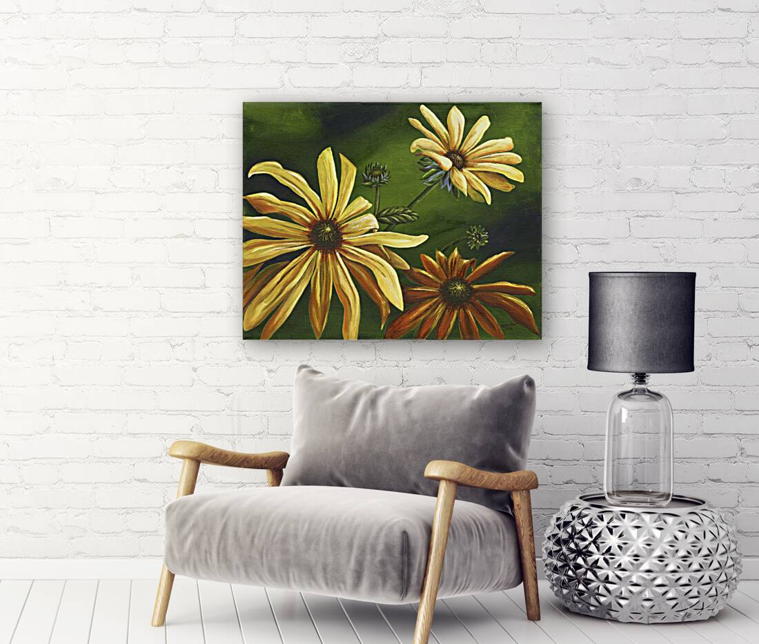 Among the Flowers Reproduction