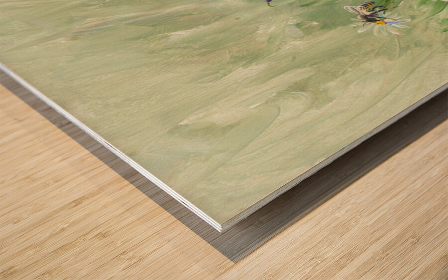 Pretty Wild Things Wood print